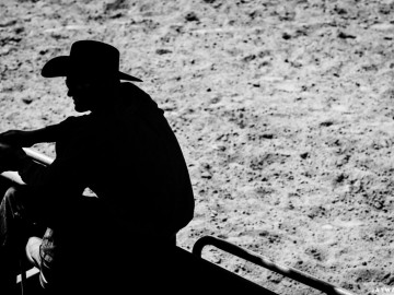Cowboy, Driscoll Ranch Rodeo. La Honda, CA