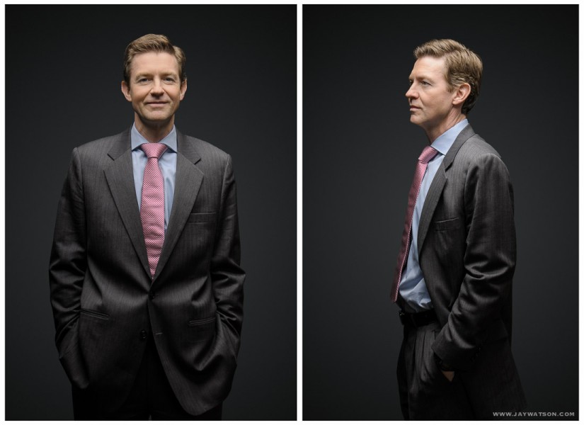 Andrew Spokes of Farallon Capital, an editorial portrait for a NY investment magazine. 