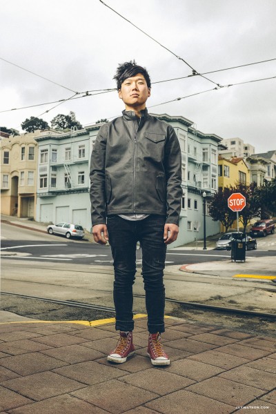 Giro jacket. Footwear apparel catalog shoot in San Francisco | Socksmith