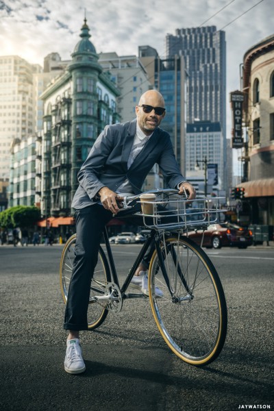 Vaughn Brown of Parker Dusseau apparel. San Francisco, CA | Bicycling Magazine