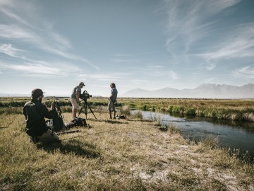 BTS: Mike, Jacob, and Nils. Upper Owens River. Benton, CA | G-Project Gear