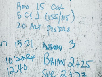 "Workout of the day." Crossfit Vis Performance. Belmont, CA