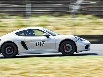 Porsche 728 Cayman S in Turn 3A. Sonoma Raceway | Apex Wheels