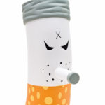 Vinyl toy Smokey designed by Frank Kozik