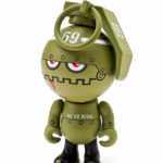 Vinyl toy Bud Trooper designed by Frank Kozik