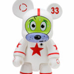 Vinyl toy Nervous Cosmonaut designed by Frank Kozik