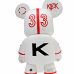 Vinyl toy Nervous Cosmonaut designed by Frank Kozik