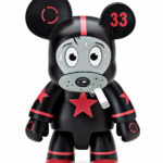 Product photography of vinyl toy Nervous Cosmonaut designed by Frank Kozik.