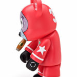 Product photography of vinyl toy Nervous Cosmonaut designed by Frank Kozik.