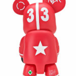 Product photography of vinyl toy Nervous Cosmonaut designed by Frank Kozik.