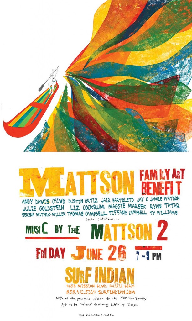 Mattson Family Art Benefit Poster