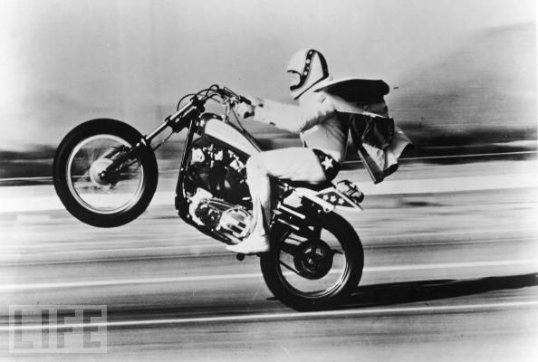 Evel Knievel, from the Life Magazine archives. Evel Knievel, from the Life Magazine archives.