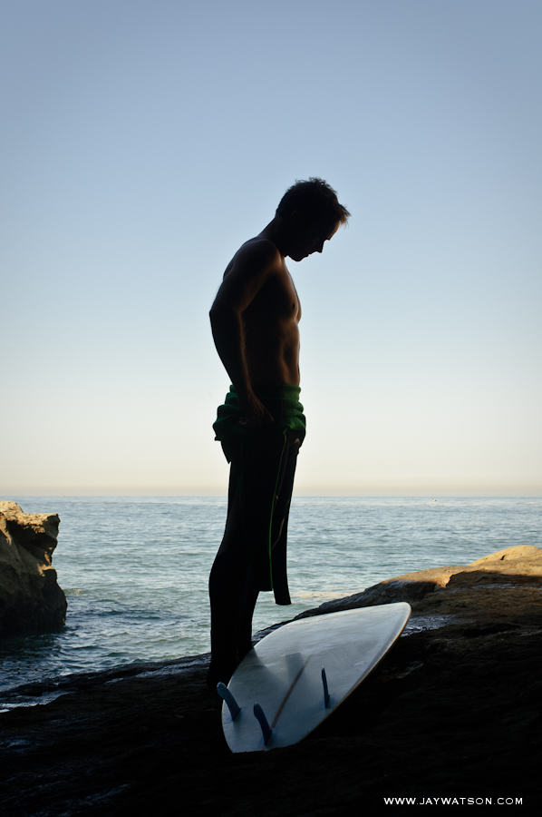 Surfer Zach Wormhoudt, Santa Cruz, CA