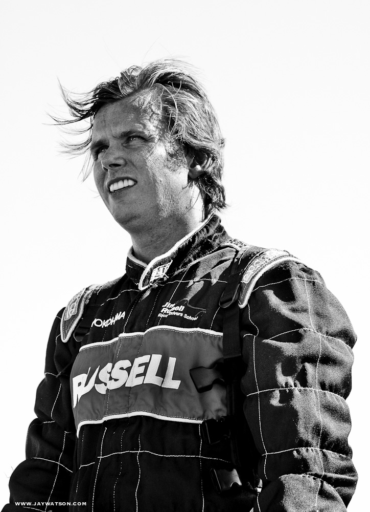 Portraits of Indycar Driver Dan Wheldon. Sonoma Raceway