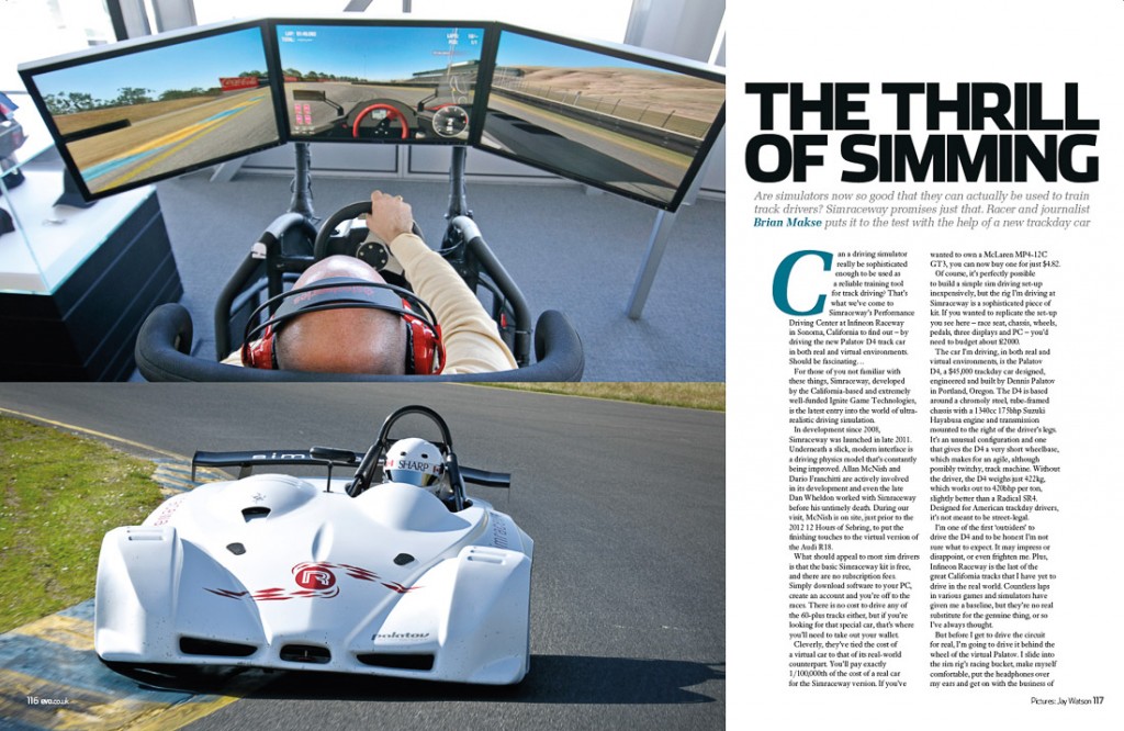 Tearsheet from Evo Magazine, a British performance car publication.