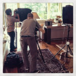 BTS lifestyle video shoot