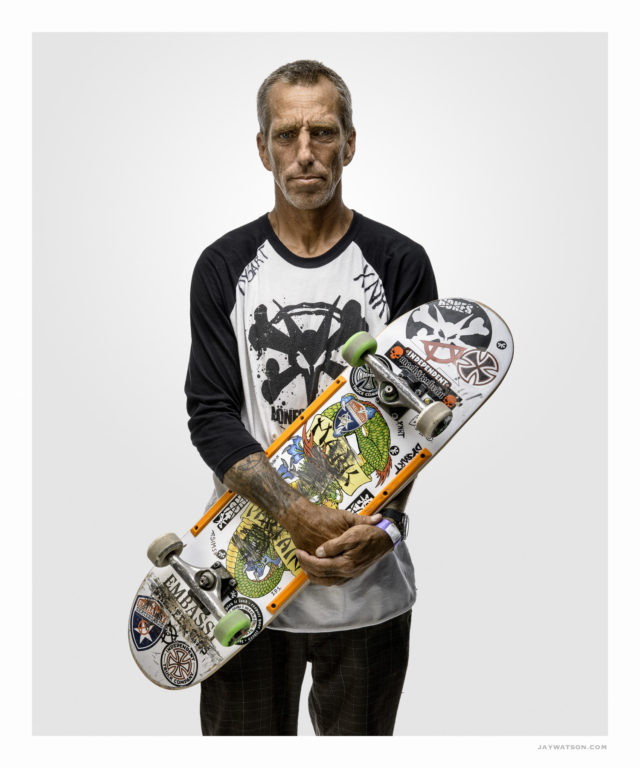 skateboarder Mark Partain portrait