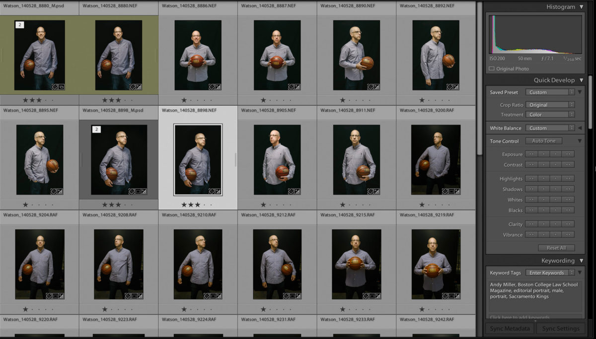 Lightroom grid view: Andy Miller, Co-Owner Sacramento Kings | Boston College Law School Magazine