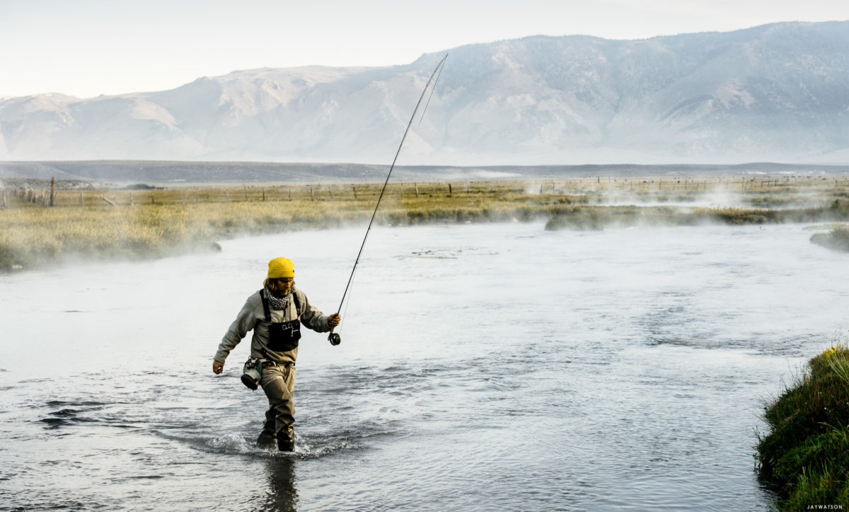 Outdoors Fly Fishing Adventure Shoot at Mammoth Lakes, CA