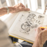 sketchbook of Tiki artist Brad Parker