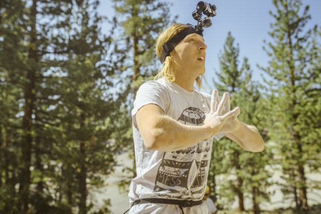 Rock climbing with GoPro