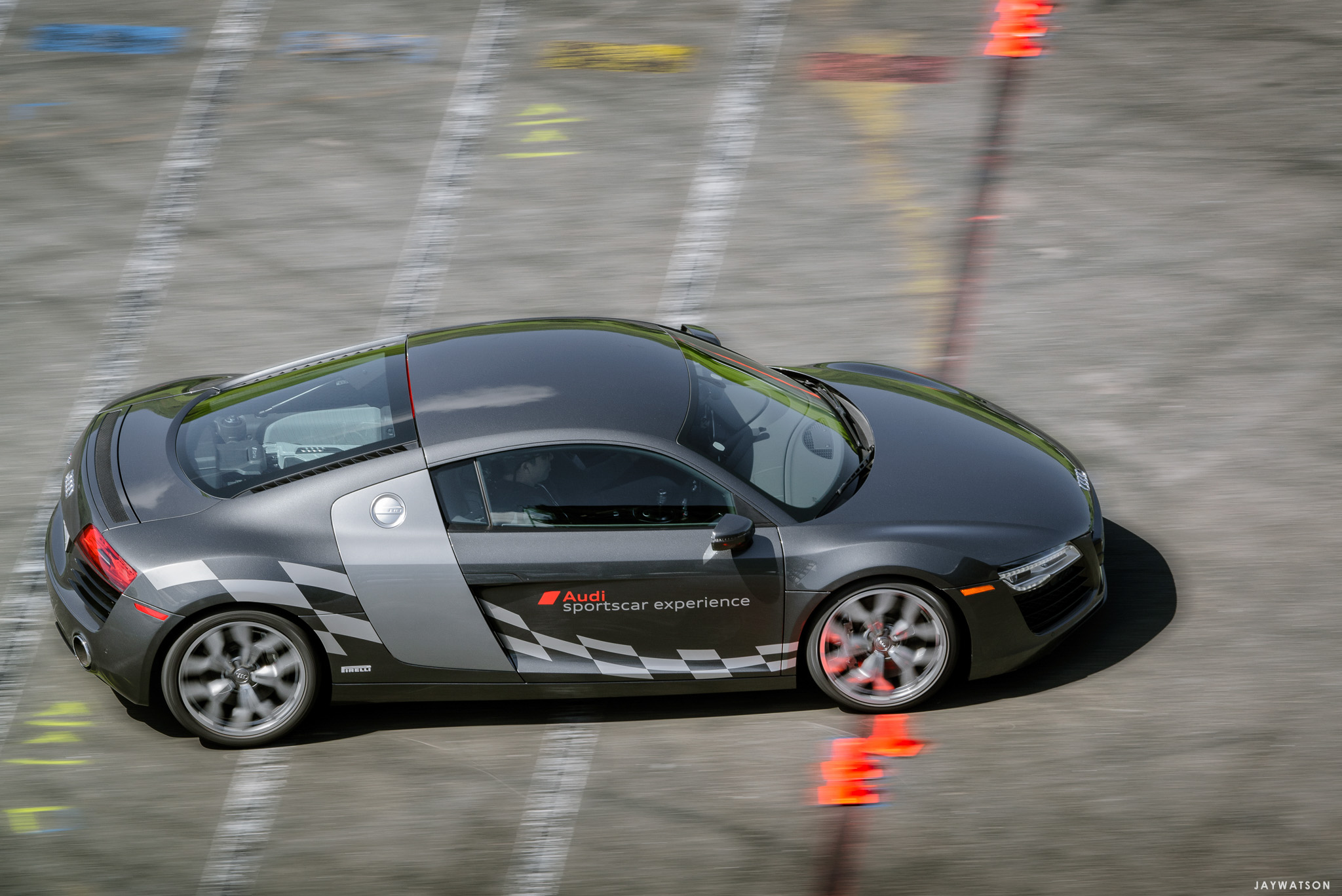 Audi R8 auto cross at Sonoma Raceway