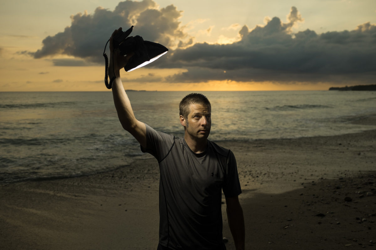 Jay Watson, self portrait. Punta Burros Mexico